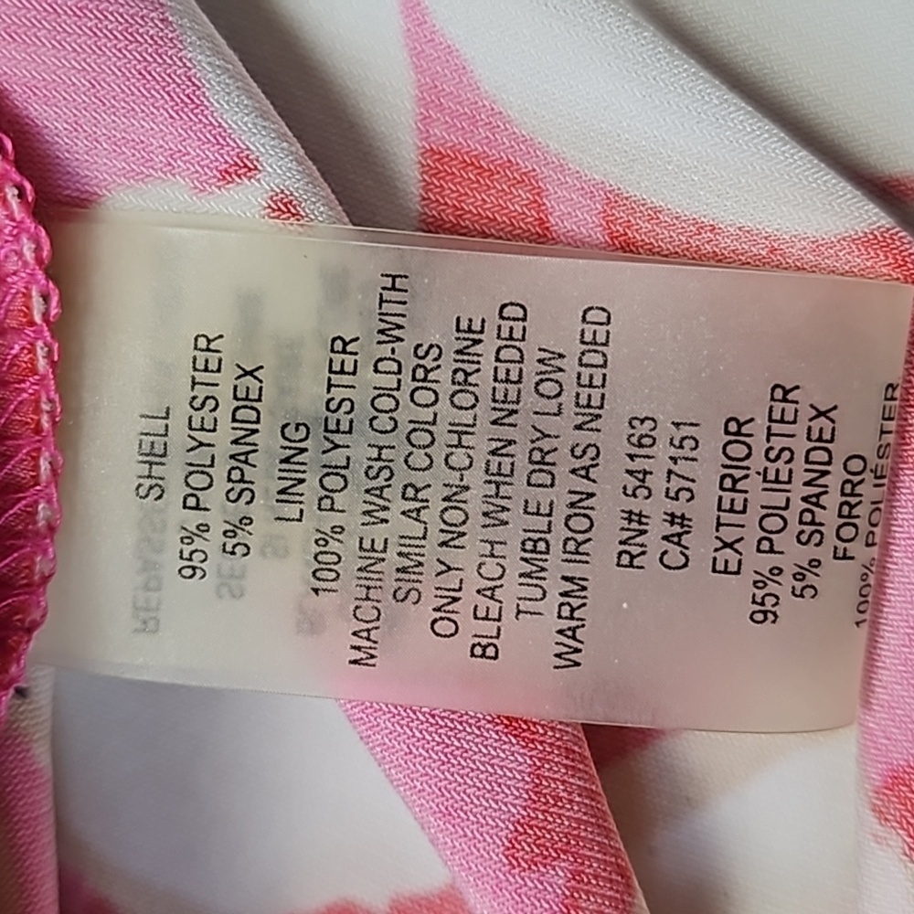Vince Camuto Stretch Jersey Pink Red White Floral Sleeveless V Neck Maxi Dress - Picture 13 of 16